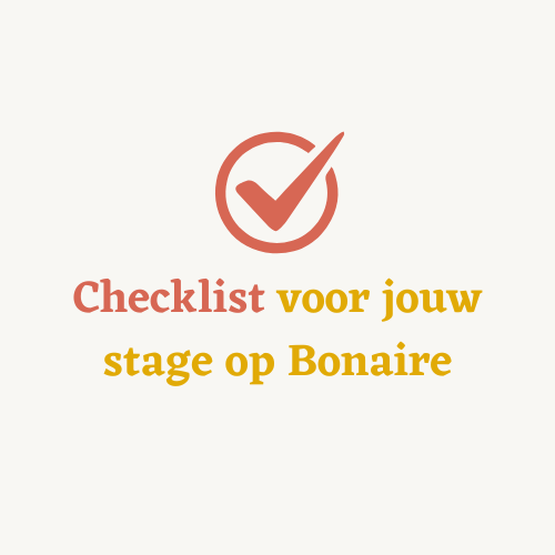 Checklist stage Bonaire